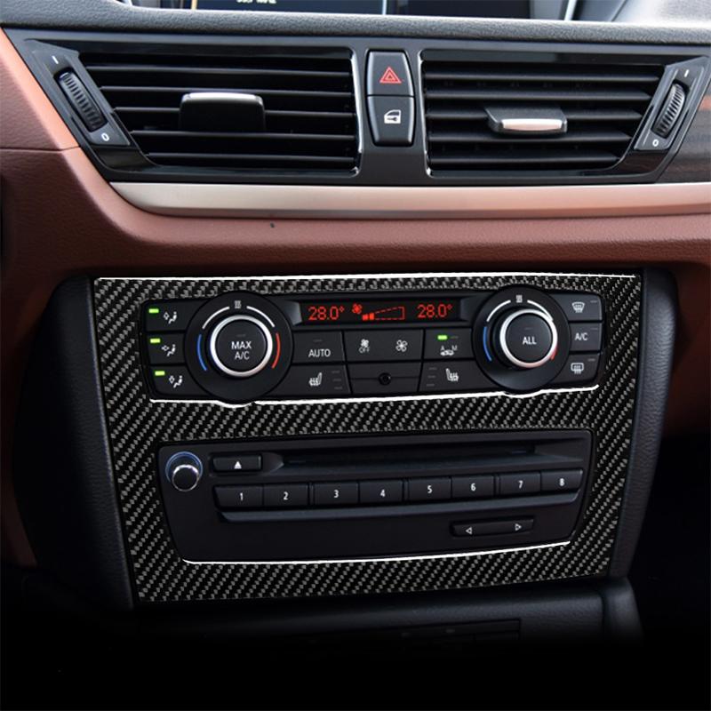 Für BMW E84 X1 2010-2015 Carbon Fiber Getriebe Shift Fenster Lift Control Panel Air Outlet Anzug Auto Innen zubehör