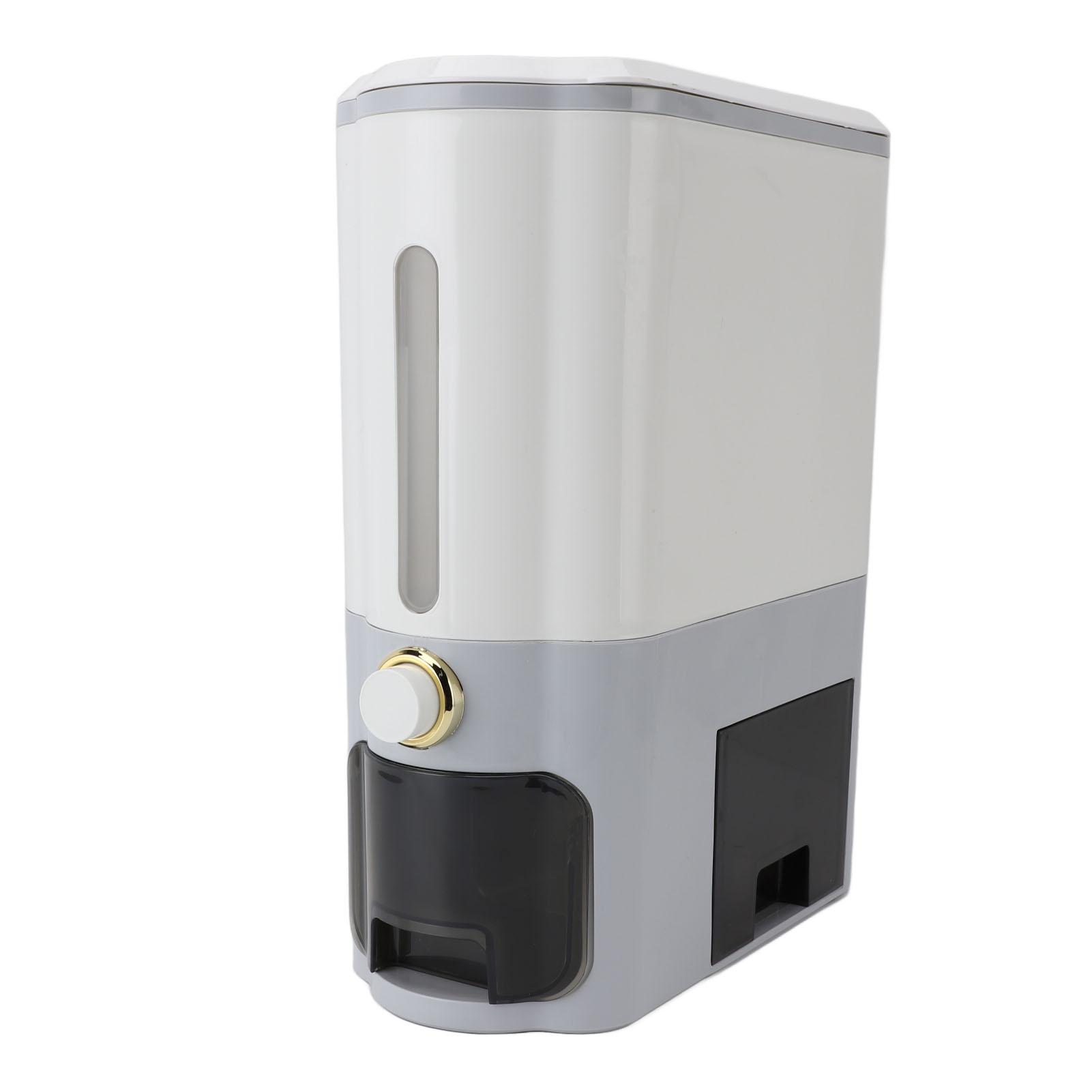 

Диспенсер для риса 10 кг ПП герметичный прессованный тип тонкое зерновое ведро контейнер для хранения сухих продуктов с L(for 6.5-9kg) серый