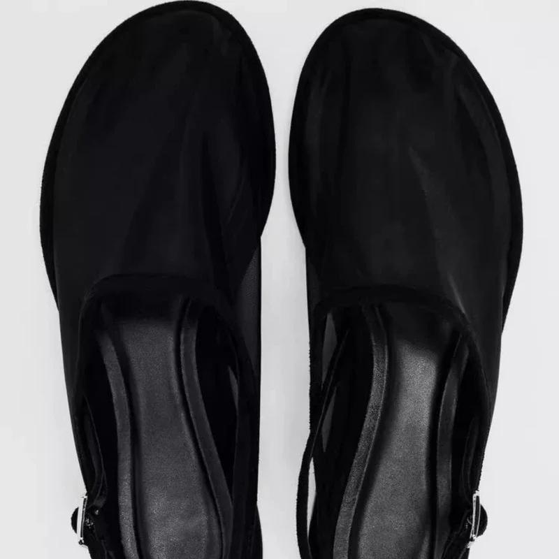 Hot Selling Solid Color High Quality Fashionable Women's Sandals Mesh Breathable Comfortable Back Strap Women's Shoes