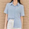 Women's Japanese-Inspired Loose-Fit Summer Top with Professional Elegance