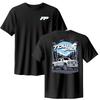 Tow Pig Truck T-Shirt, Lifted Pickup Mountain Landscape Tow Pig Graphic Tee