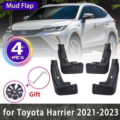 For Toyota Harrier Venza XU80   2022 2023 Hybrid Car Mudflaps Mudguards Splash Guards Mud Flap Fenders Auto