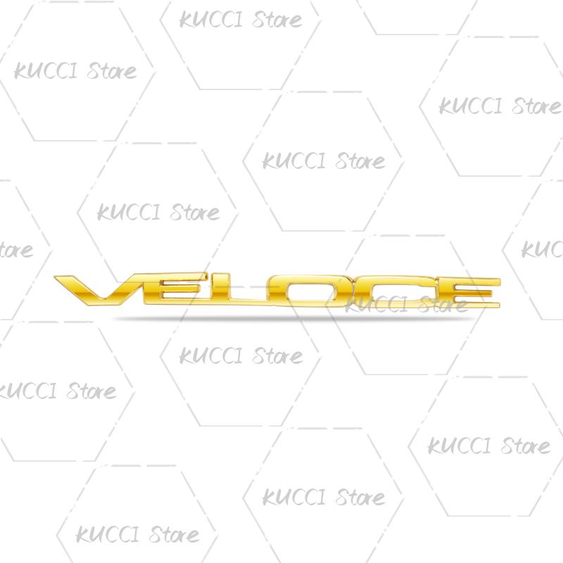 Autocollant de Voiture 3D VELOCE TI Logo Emblème Métallique Badge Autocollants Pour Alfa Romeo 159 155 Giulietta Giulia Junior Tonale Stelvio Mito 955