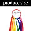 Colorful Ribbon Streamers Wristbands Gymnastics Ballet Streamers Twirling Rings For Sports Event and Dance Performances