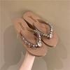 Fashion Rubber Flip Flops Shoes Ladies' Slippers Platform Summer Clogs Woman Glitter Slides Fashion Hawaiian Beach Jelly Luxury Chain