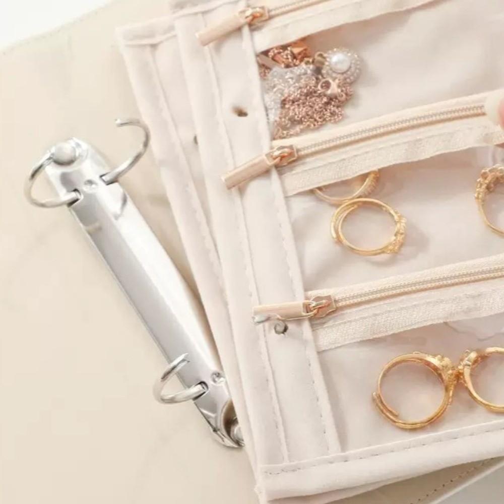 Love Heart Jewelry Storage Book Leather Jewelry Packaging Brochure  Travel