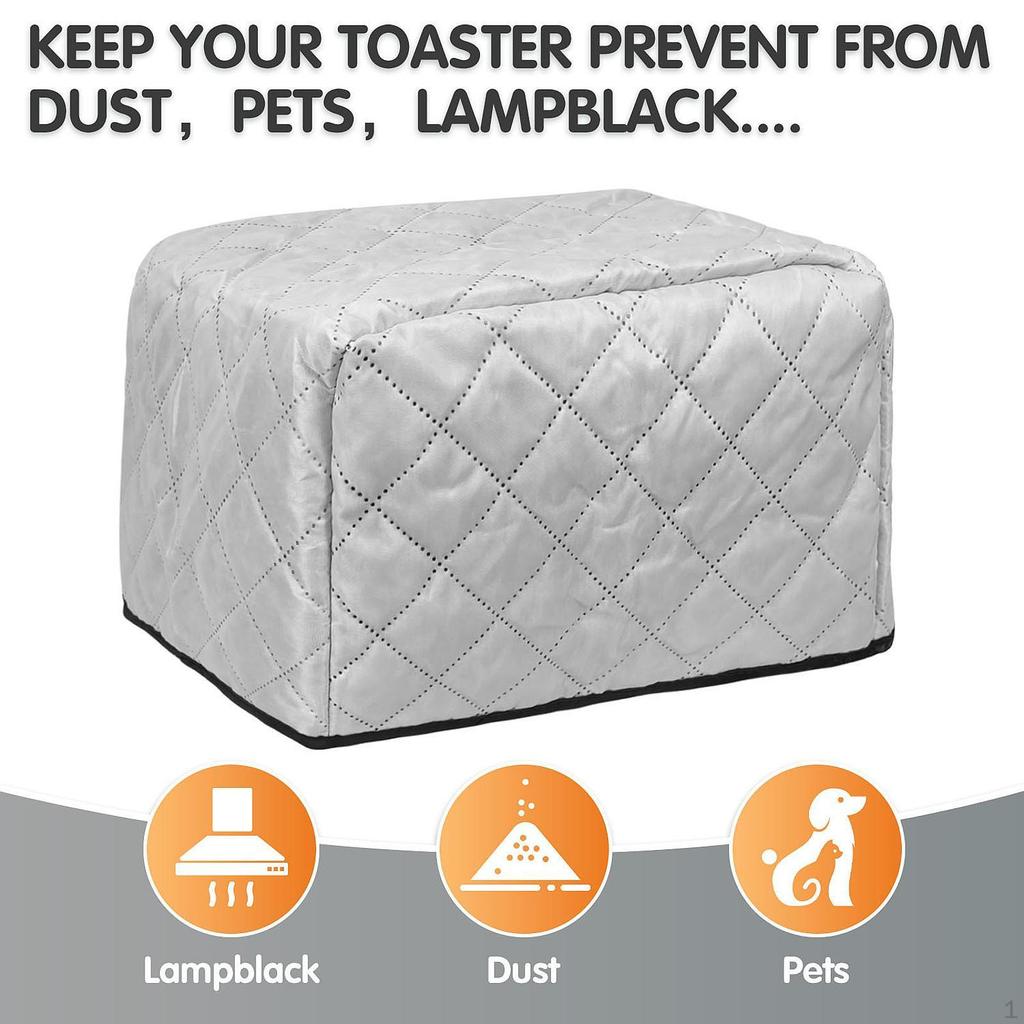 Slice Bread Maker Cover, Dustproof, Protector, Washable Reusable Quilted