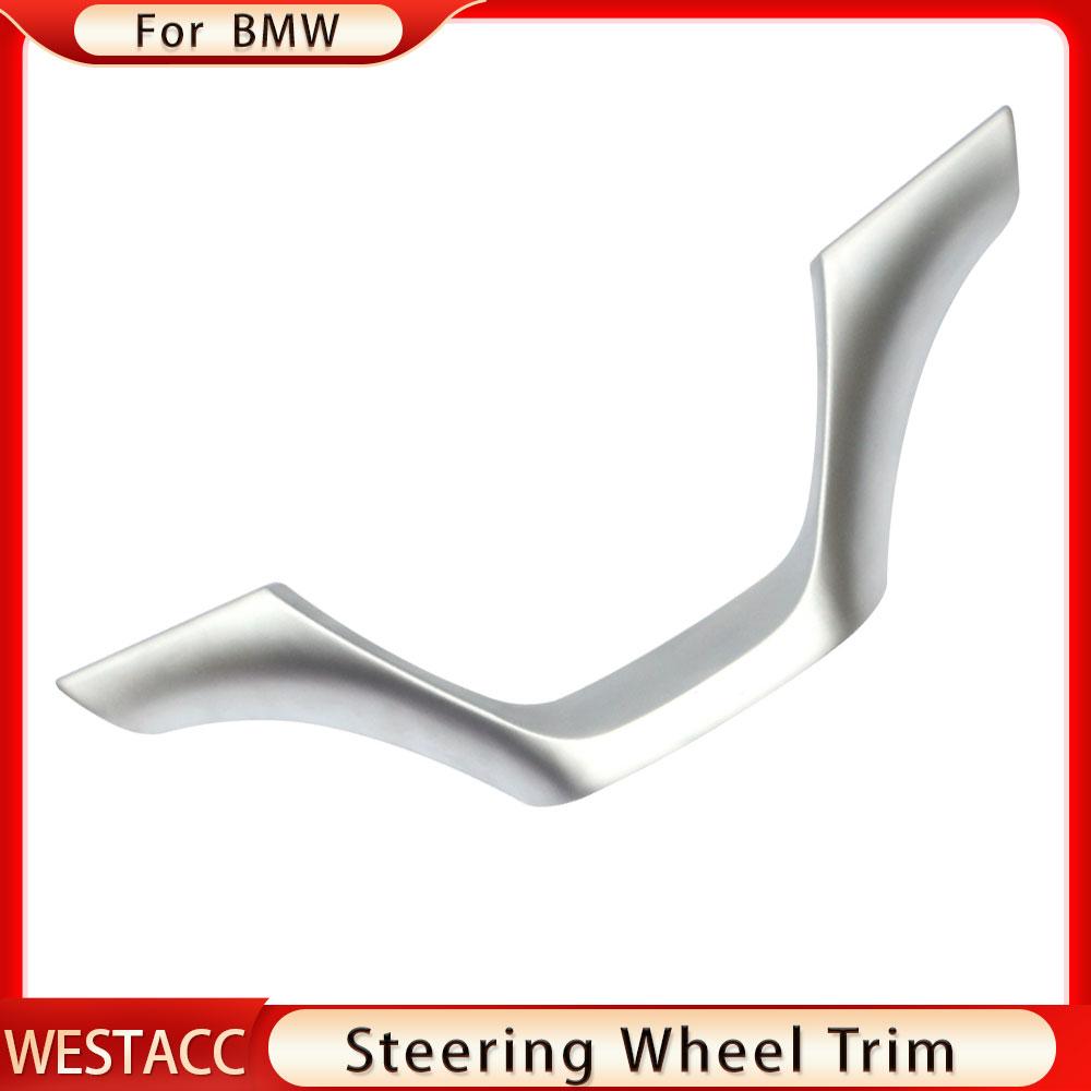 ABS Chrom Auto Lenkrad Abdeckung Zierleiste Dekoration Aufkleber für BMW 3er F30 F34 320 328 2013 2014 Styling