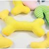 Plush Bone Dog Toy Soft Stuffed Interactive Chew Play Doll Lightweight Toy for Small Puppy Relieve Boredom Indoor