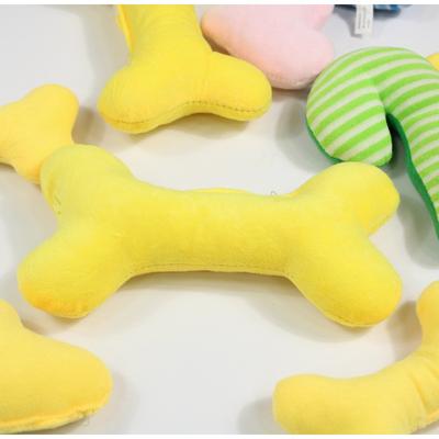 Plush Bone Dog Toy Soft Stuffed Interactive Chew Play Doll Lightweight Toy for Small Puppy Relieve Boredom Indoor