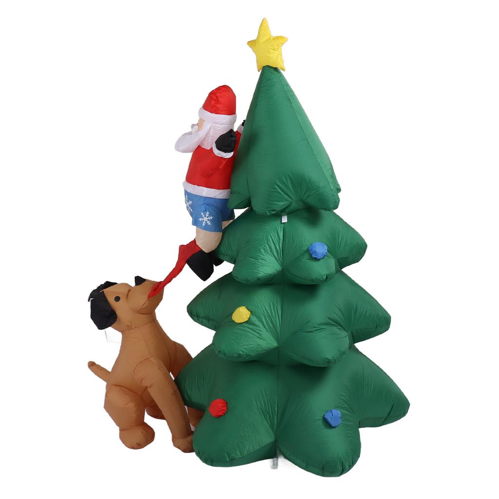 Inflatable Christmas Tree 1.8M Lighting High Speed Low Noise Fans Blow Up Christmas Tree Decoration