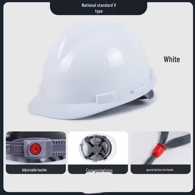 Longchan V-Shape Heavy-Duty Construction Safety Helmet