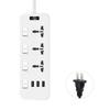 Universal Power Strips 2500W Flat Outlet Extender Cord Durable Electric Plug Socket  Home