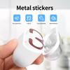 For Samsung Galaxy Buds3 Charging Case Bluetooth-compatible Earbuds Metal Sticker Anti-Dust Protective Decals