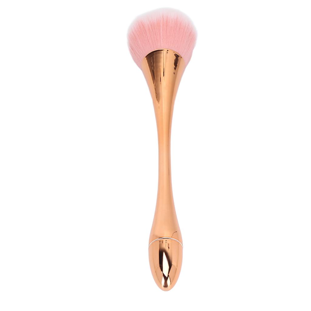 Blush Brush Soft Hair Stylish Blusher Makeup Brush Cosmetic Tool for Makeup Artist (Rose Gold)
