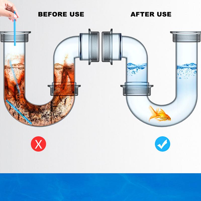 Drain Sticks Kitchen Toilet Bathtub Drain Cleaner Drain Unclogger Sewer Pipe Eliminate Odor Clog Cleaning Rod Drain Cleaning