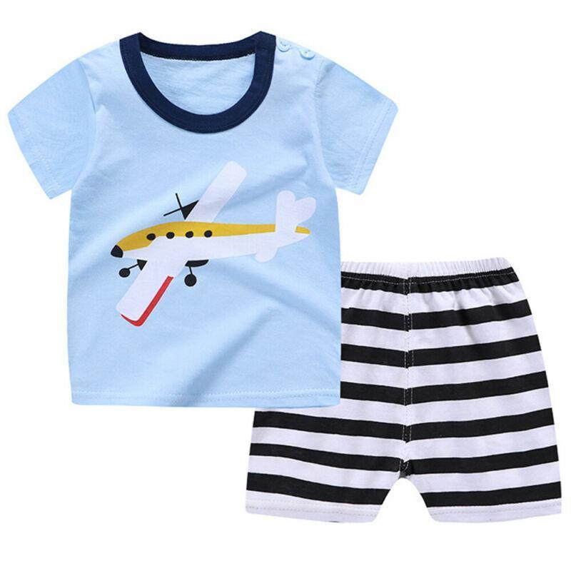 

Летняя одежда для маленьких мальчиков, повседневные топы с короткими рукавами и мультяшным принтом, короткие штаны с принтом, спортивные костюмы из 2 предметов 100