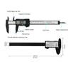 Electronic Digital Display Vernier Micrometer Caliper Portable Measurement Tools