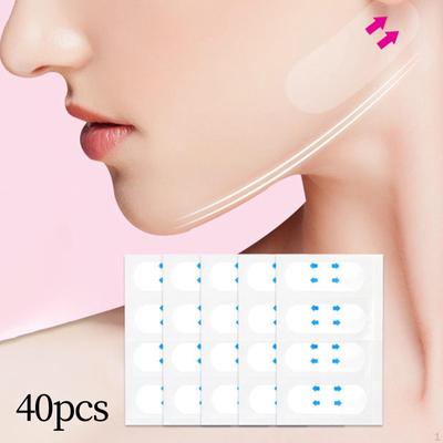 40Pcs Face Lift Tape Tool Firming Patch Facelift Tapes