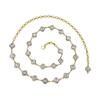 Water Crystal Waist Chain For Women Summer Fashion Metal Link Belt With Embellished Rhinestones