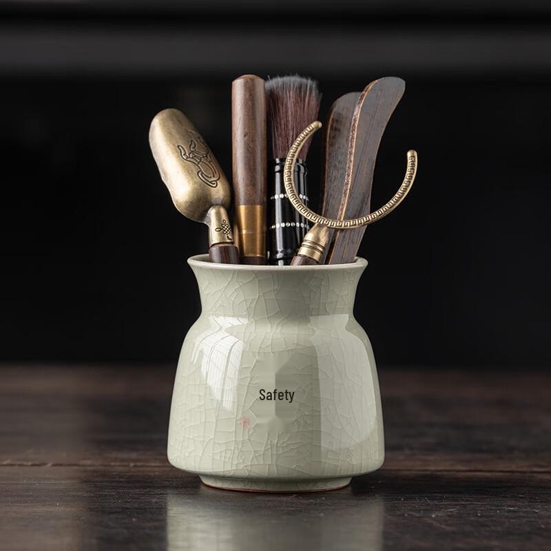 Ebony Tea Ceremony Six Gentlemen Accessory Set