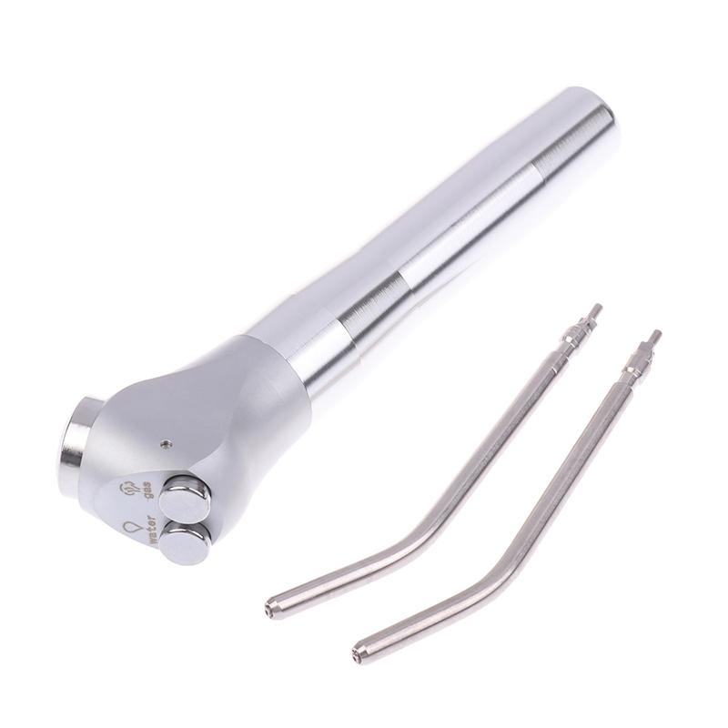 Dental 3 Way Syringe Handpieces Air Water+2 Autoclavable Nozzle Stainless Steel Aluminum Dentistry Instrument For Dental Lab