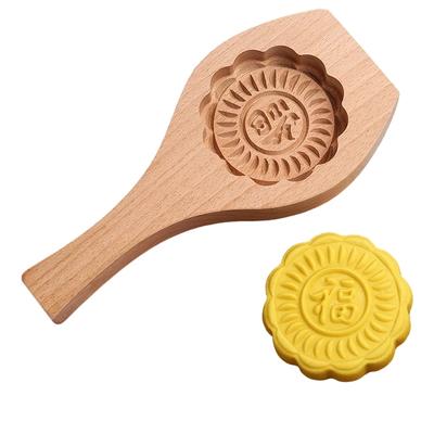 1 PC Mooncake Mold Making Mid-Autumn Cake DIY Handmade Pressure Fudge Cheese Bean Cake Mold Home Baking Props