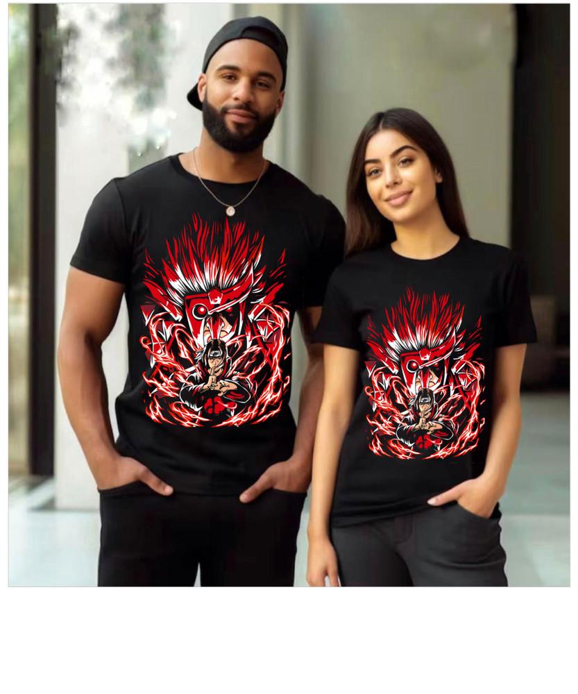 

Naruto Shippuden Shirt Anime short sleeve Itachi Kakashi Manga All Size 3XL