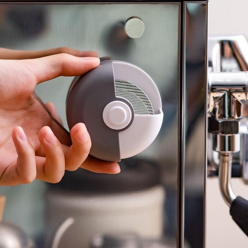 Plastic Coffee Filter Paper Holder Wall Mounted Rotated Cover Powder Bowl Filter Box with Filter Paper Space Saving