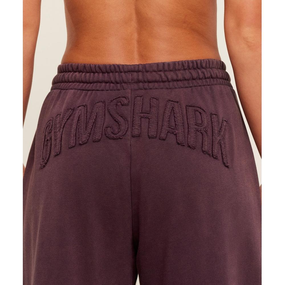 Gymshark Power Washed Cuff Joggers Cherry Purple   Acid Wash Small Ball B5c8o Pclv