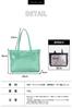 [Vidix] Easy-to-Decorate Ita Bag, A4 Size, Available in 9 Colors, Oshikatsu (Black)
