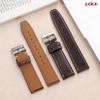 20mm 22mm Calfskin Genuine Leather Watchbands Quick Release Watch Band for Seiko for Omega Belt Vintage Brown Smartwatch Strap