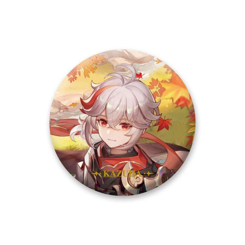 Sunsyea Genshin Impact Official Merch miHoYo Original Authentic Theme Series Badge Xiao Kazuha Zhongli Shogun Venti Klee Yelan