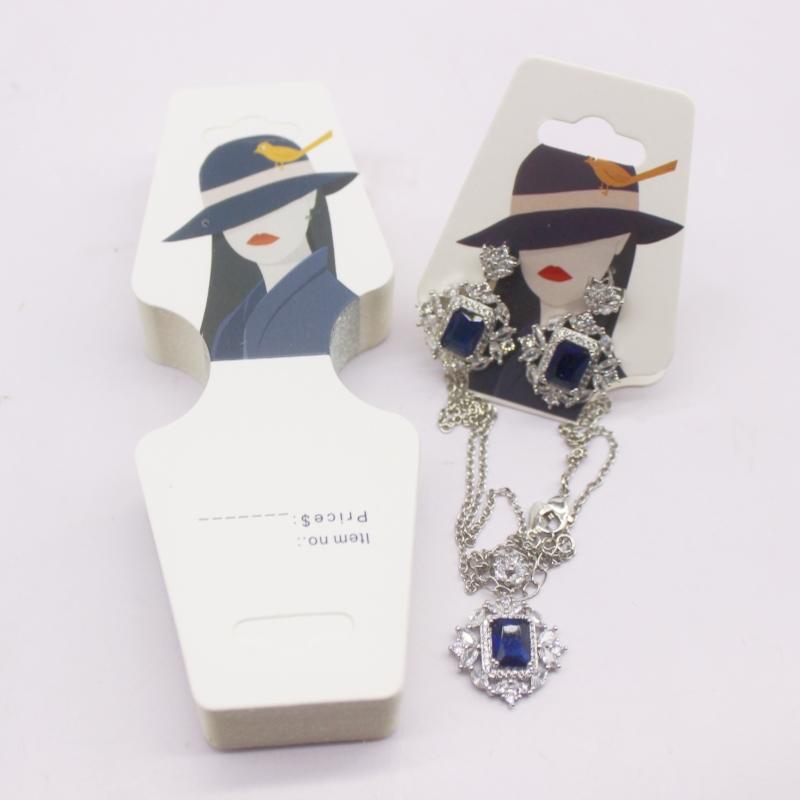 100pc/lot Multi Design Printed Jewelry Necklace Earring Set Card Flower and Bird Styles Hair Accessoreis Bracelet Dispaly Card