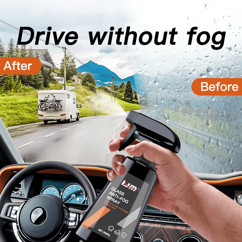 Sprej proti zamlžování čelního skla Dlouhotrvající odmlžovač skla do auta na okna zrcátka, proti zamlžování, odpuzovač deště (500 ml)