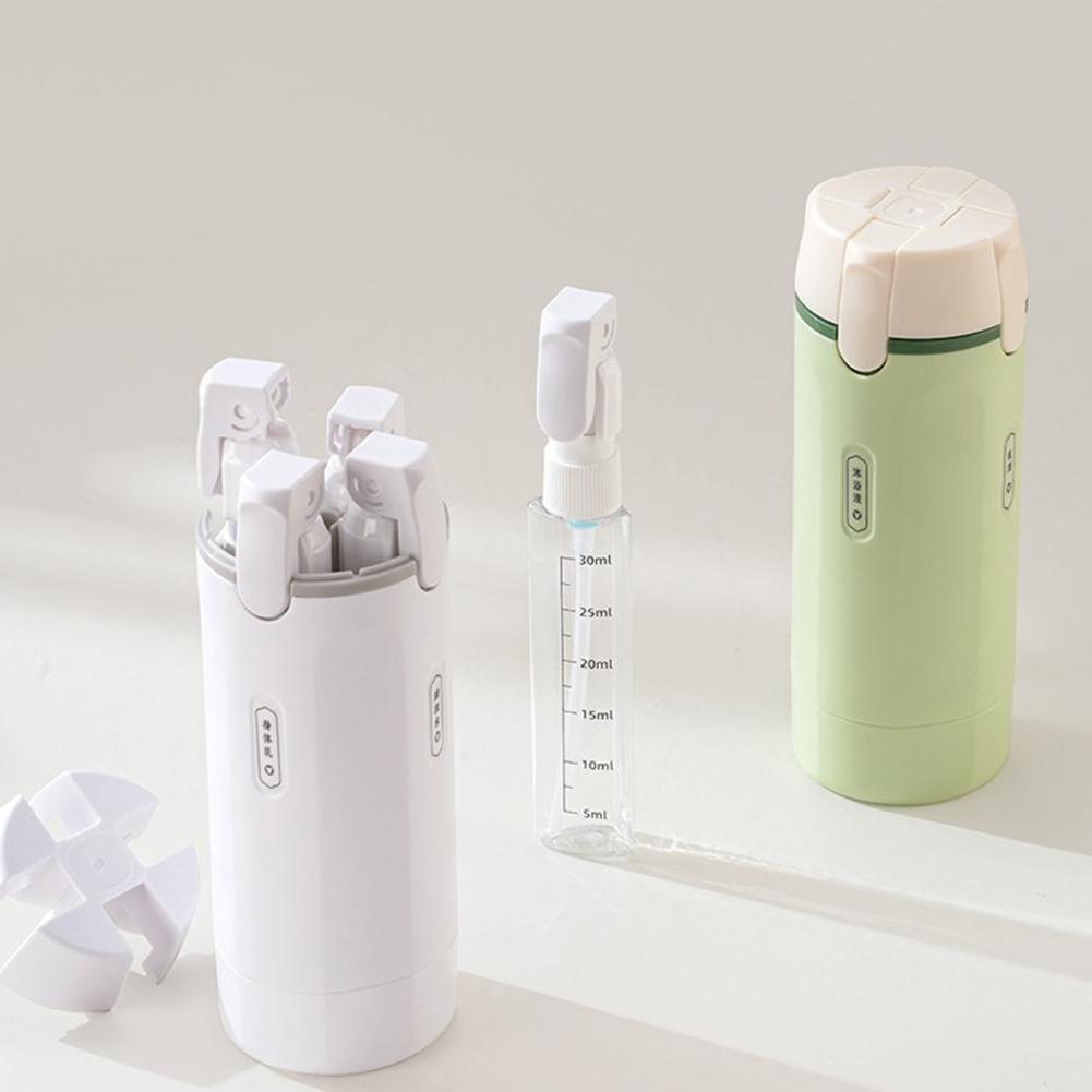 Refillable Travel Bottles Travel Toiletry Bottle 4pcs Travel Bottle Set 30ml Leak Proof Reusable Toiletries Containers Portable