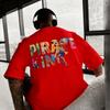 One Piece Unisexs Tshirt Monkey D Luffy Pirate King Anime Tee Summer Spring Boys Simple Short Sleeves Parentchild Outfits