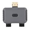 BT Irrigation Timer Double Outlet Water Valve for Garden Lawns and Yard Watering System Control EU