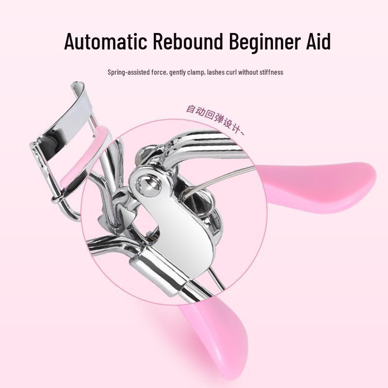 Sunflower Macaron Eyelash Curler: Long-lasting, Beginner-Friendly, Portable Stainless Steel Curler