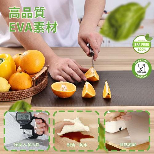 KR KITCHENRAKU Kitchen Mat, Black EVA Vinyl Sheet, 30x300cm, Non-Slip, Cuttable Drawer Cover, Heat-Resistant, Moisture-Proof, Oil-Proof, Insect-Repell