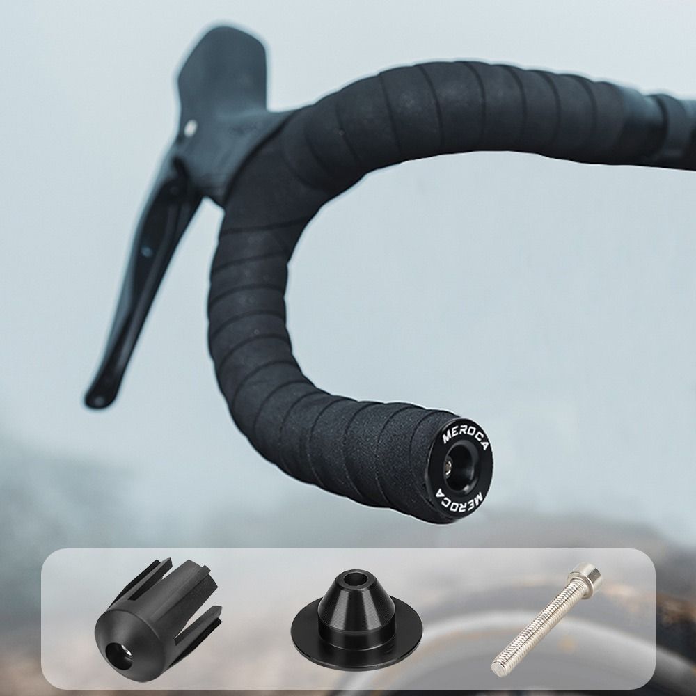 2pcs DIY Bicycle Handlebar Plugs Bike Ornament Handlebar End Caps New Bicycle Handlebar Plug