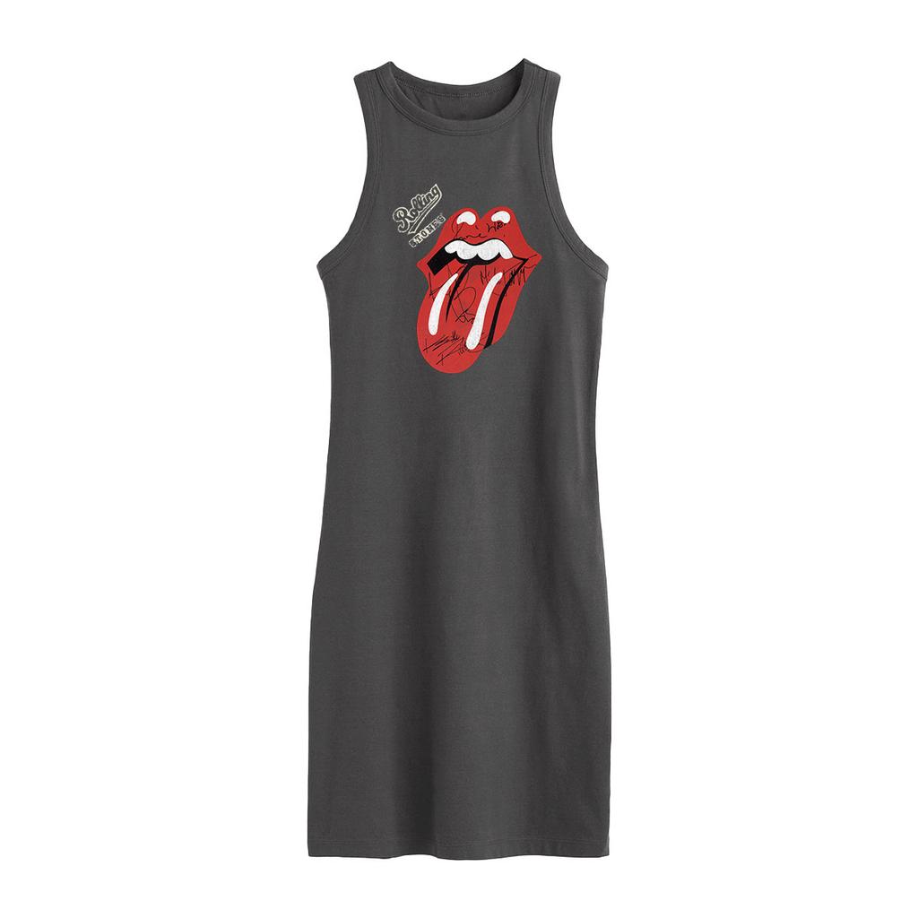 Amplified Womens/Ladies Autographs The Rolling Stones Slim Sleeveless Dress