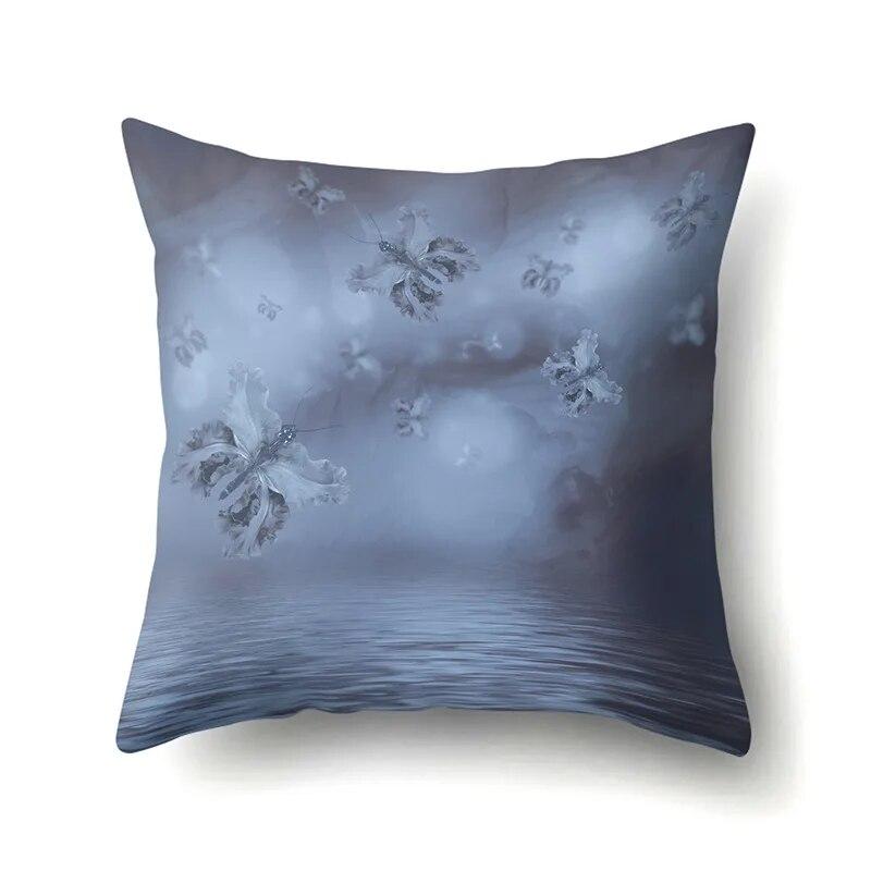 Geometric Butterfly Pattern Pillowcase Waist  Living Room Bedroom Sofa