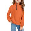 Children's Hoodies Loose Solid Color Hooded Sports Shirt Fashionable Sports Shirt
