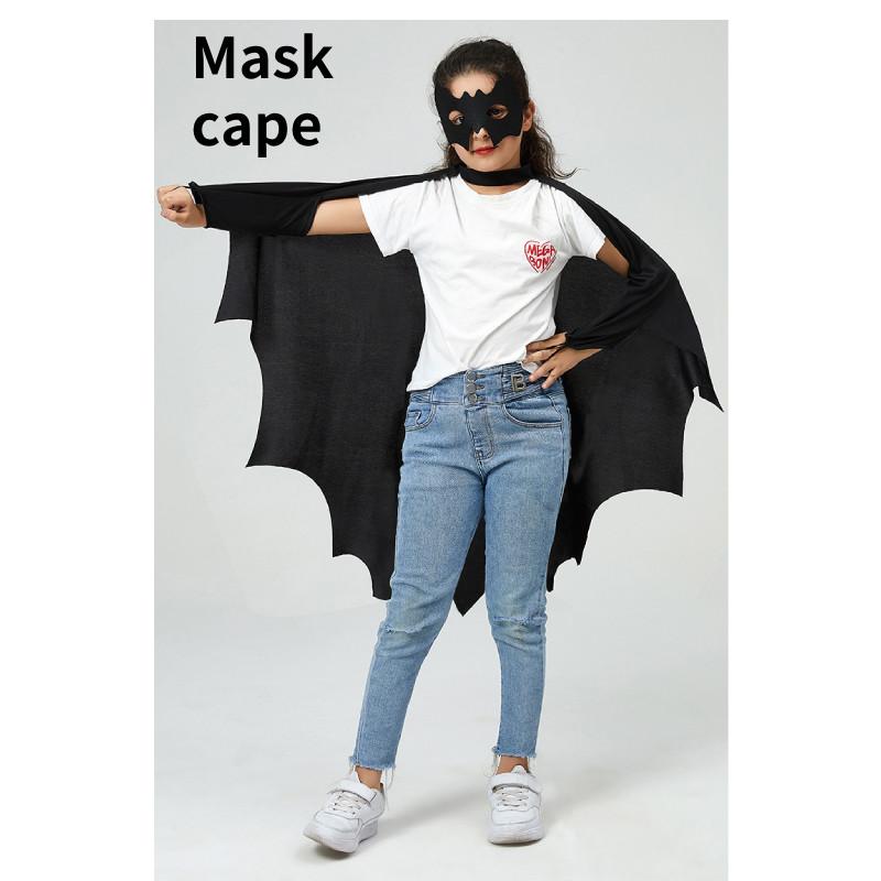 Halloween Kids Costume Pumpkin Bat Cloak Cosplay With Polyester Material For Holiday Party