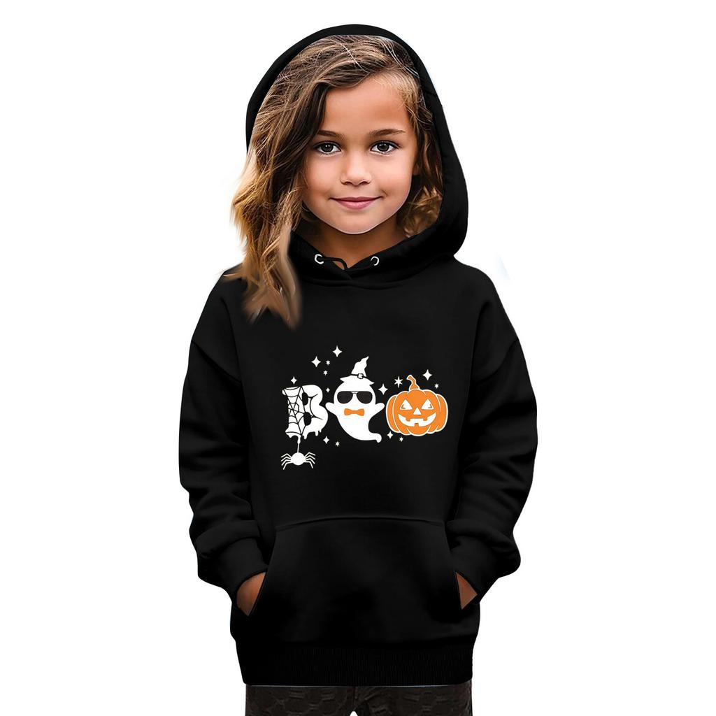 Sweatshirts For Teen Girls Hoodies Long Sleeve Drawstring Pullover Cute Oversized Hoodie Halloween Day