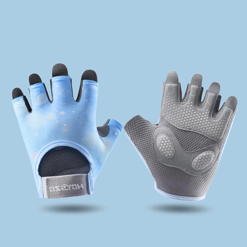 Fitness Half Finger Gloves Men Women Palm Thickening Shock Absorption Wear Barbell Training Non-Slip Sports