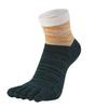 WIOIW Men's Five-Toe Socks, Durable Cotton Socks for Running, Sports, Commuting, and School, 6 Pairs
