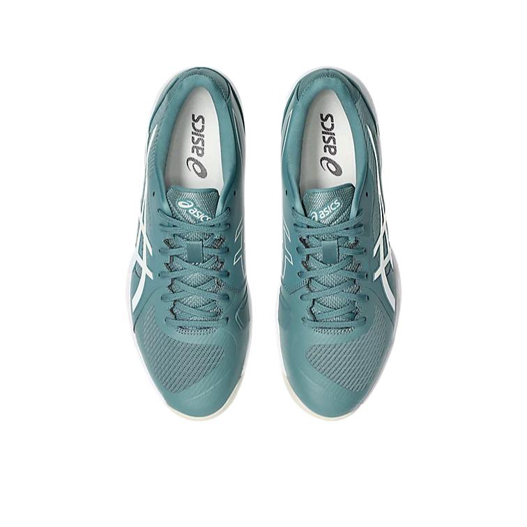 Asics Solution Swift FF 2 Color Block Round Toe Lace-Up Cushioning Support Low-Top Tennis Shoes Men Sneakers 1041A466-403