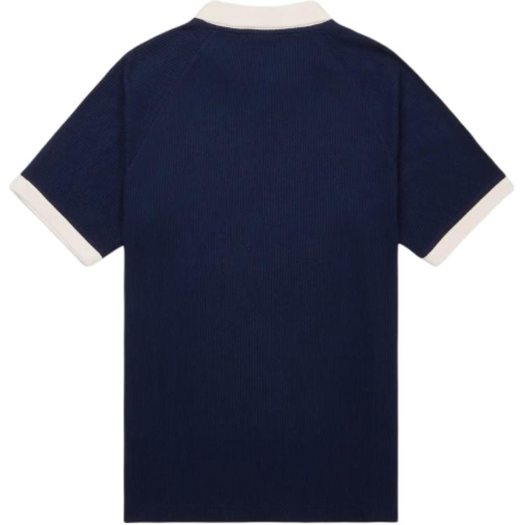 adidas Originals Striped Logo Raglan Short Sleeve T-Shirt Unisex Tops Blue KB5461